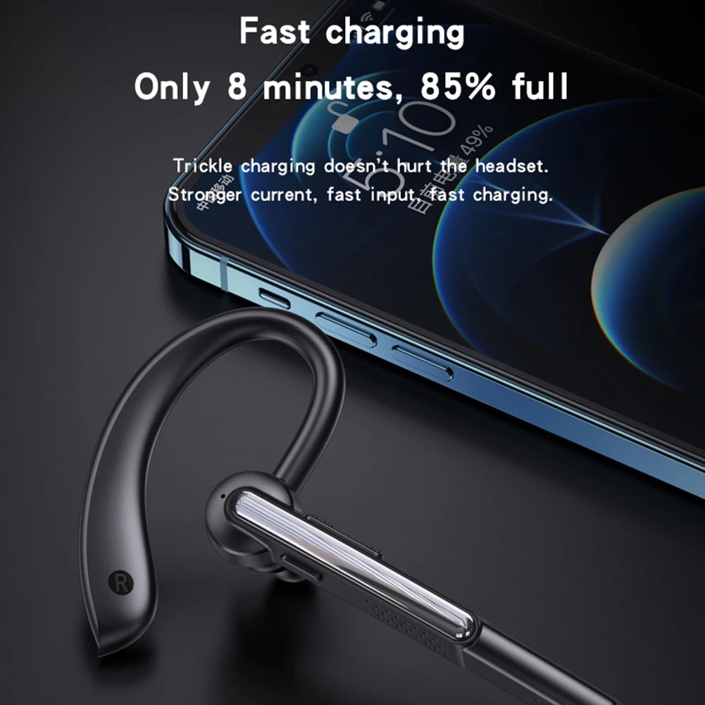 P40 Single Ear Wireless Bluetooth Headset 180-degree Rotating Business Noise Reduction Earphone Hands-free Headphone with Mic P40 Single Ear Wireless Bluetooth Headset 180-degree Rotating Business Noise Reduction Earphone Hands-free Headphone with Mic